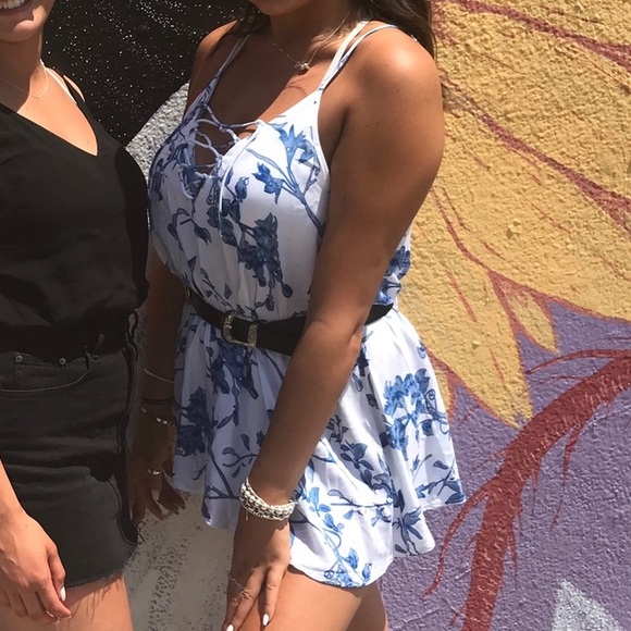 Blue and white jumper - Picture 1 of 3